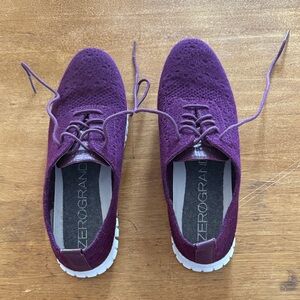 Cole Haan Zero Grand Women's Purple Wool Sneakers